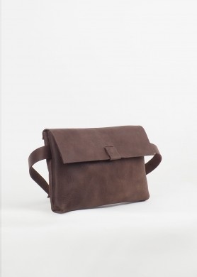 Dark Brown small leather...