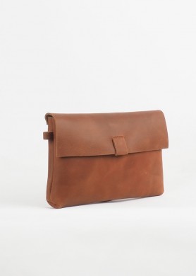 Cognac small leather belt...
