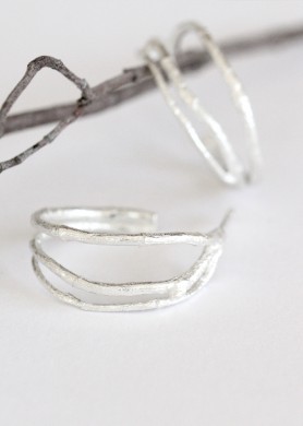 pendientes de aro plata ·...