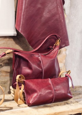 Bossa bandolera cuir...