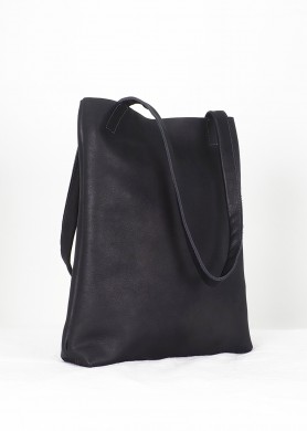 Black leather Shopper bag ·...