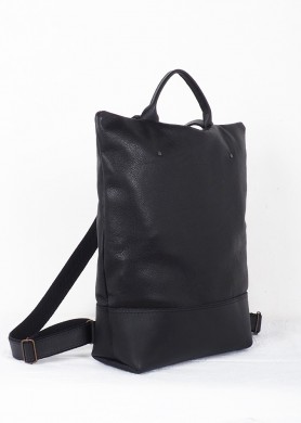 Black leather Backpack...