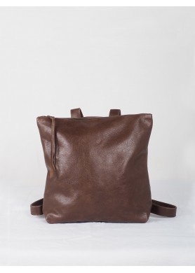Chestnut brown leather...