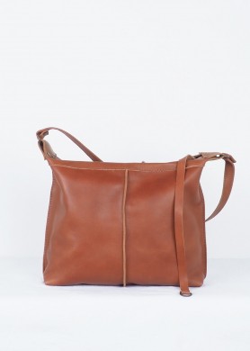 Large Brown leather bag ·...