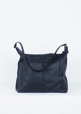 Large Black leather bag ·...