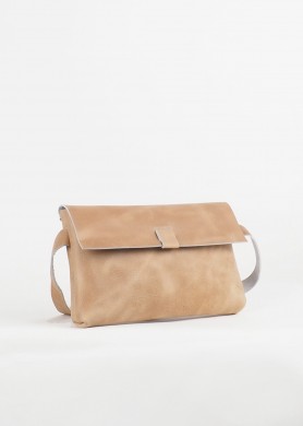 Beige small leather belt...